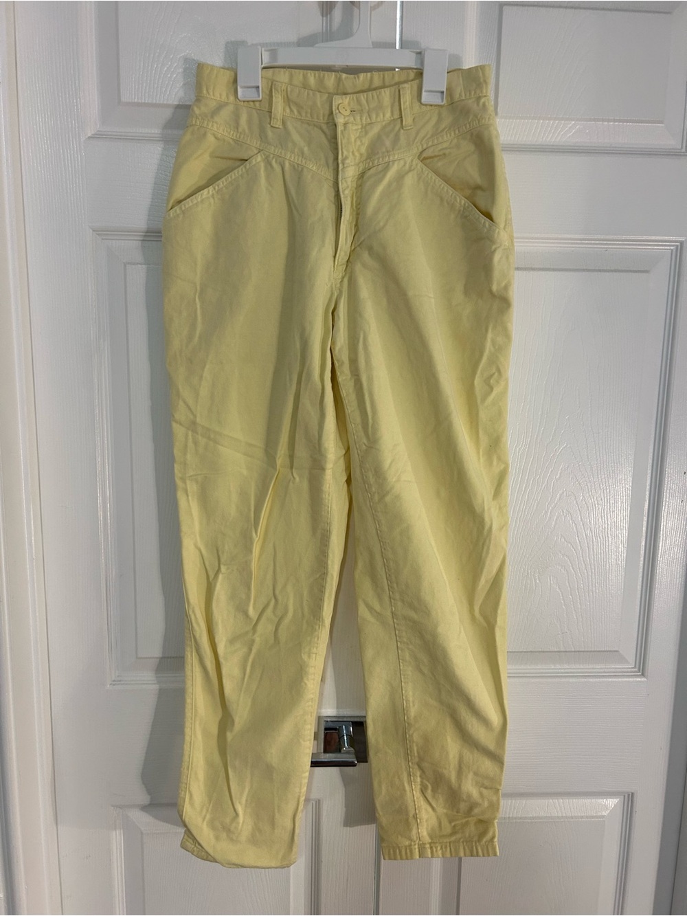 United Colors Of Benetton Pale Yellow Chinos